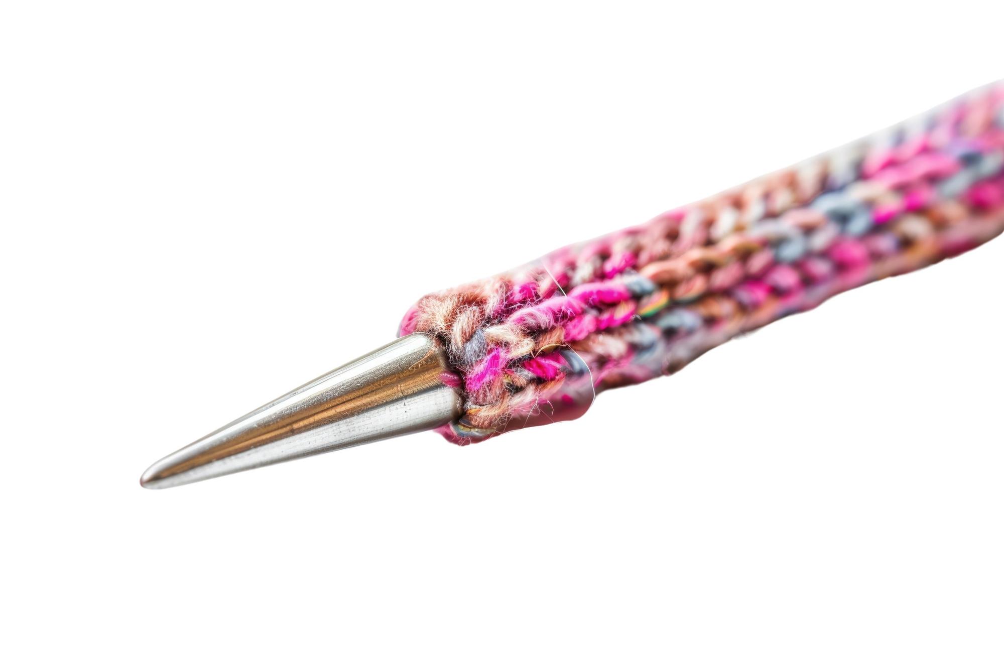 detailed close-up of satin stitch in pastel colors